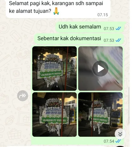 Pengiriman Papan Bunga Selamat Poris Plawad Indah