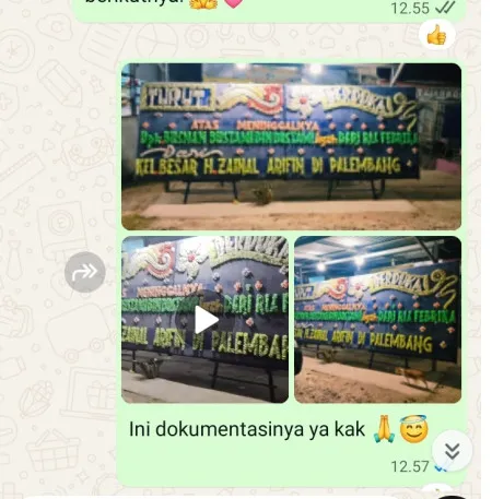 Pengiriman Papan Bunga Duka Poris Plawad Indah