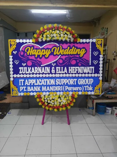Papan Bunga Poris Plawad Indah