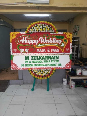 Papan Bunga di Poris Plawad Indah