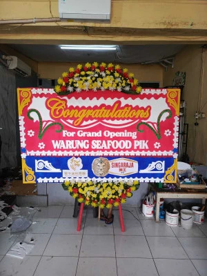 Papan Bunga di Poris Plawad Indah