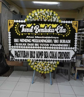 Papan Bunga di Poris Plawad Indah